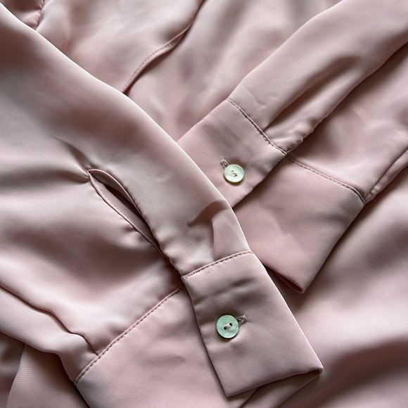 H&M Pink Blouse Size 14 FLAWED - Picture 4 of 7